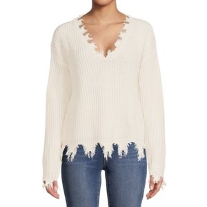 NWT Destructed Sweater